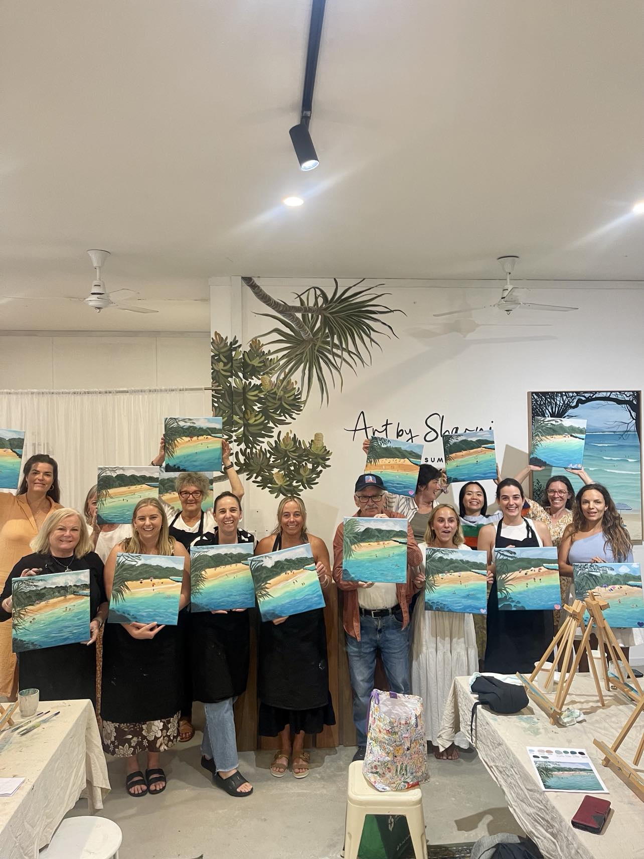 Paint & Sip: FRIDAY 24th JANUARY - "High Tide” @ Art by Sharni POP-UP, Brunswick Heads