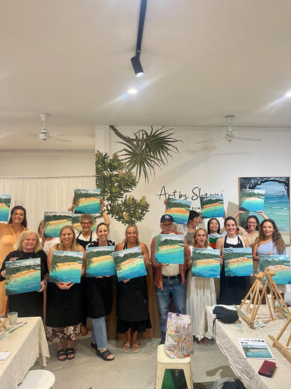 Paint & Sip: FRIDAY 24th JANUARY - "High Tide” @ Art by Sharni POP-UP, Brunswick Heads