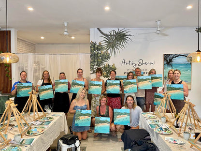 Paint & Sip: FRIDAY 24th JANUARY - "High Tide” @ Art by Sharni POP-UP, Brunswick Heads